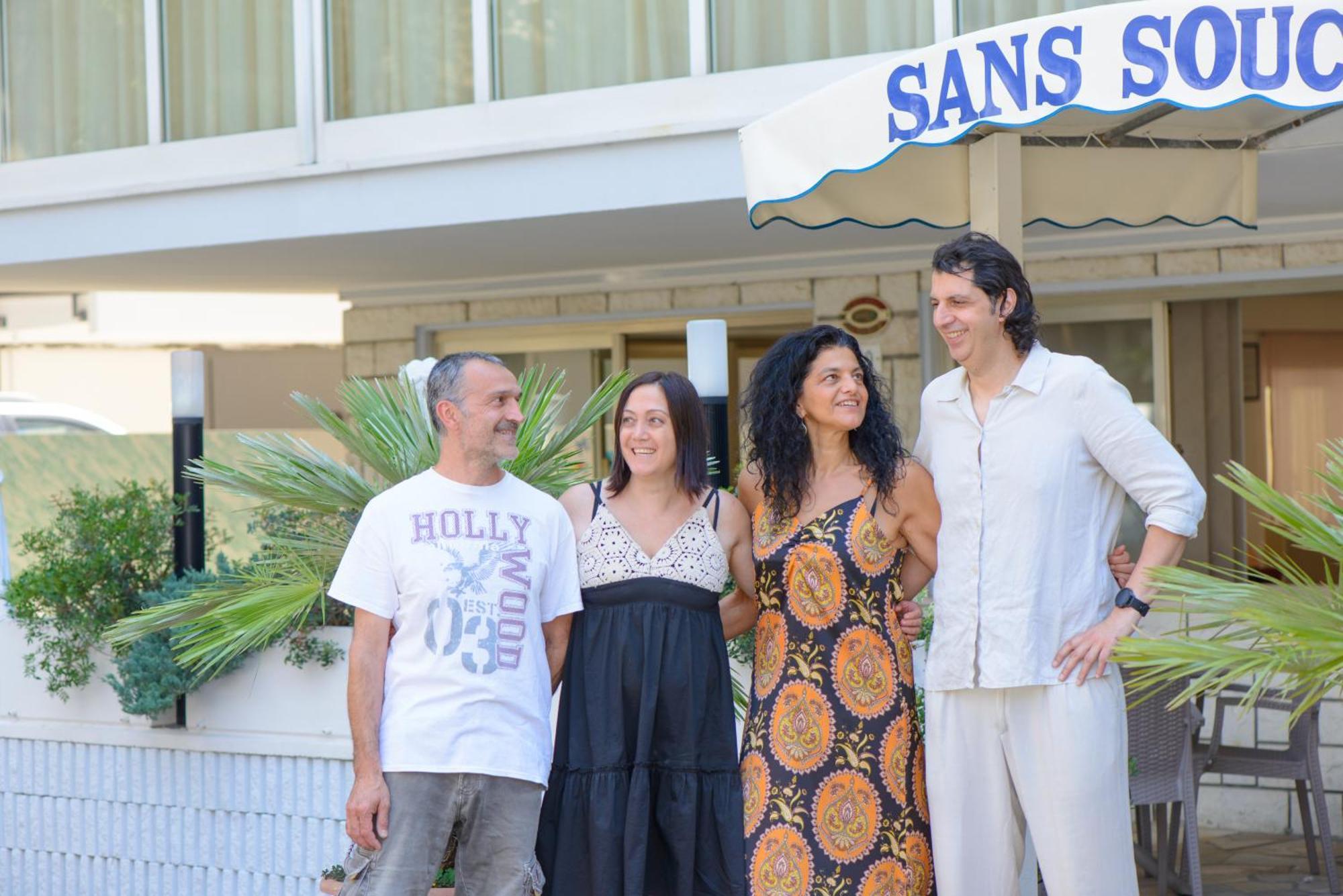 Hotel Sans Souci Rímini Exterior foto
